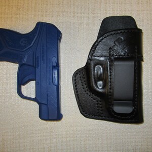 Ruger Lcp 2, IWB, Formed Leather Holster, Right Hand With Sweat Shield ...