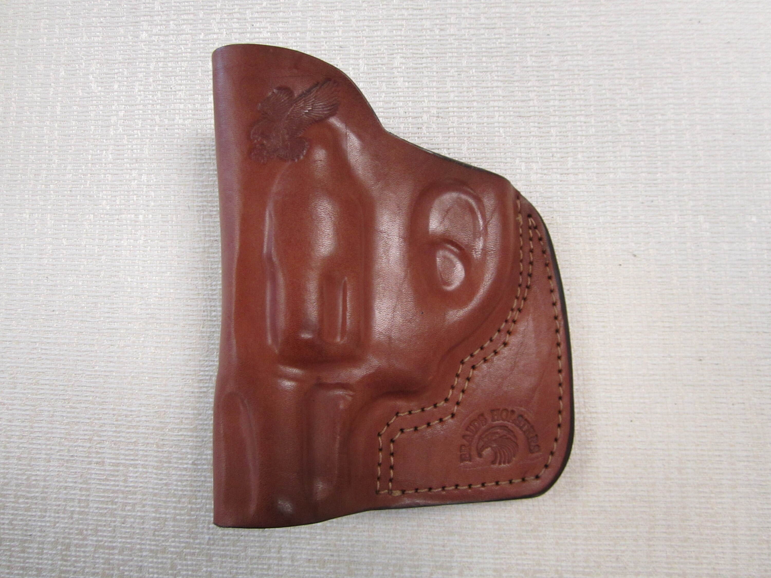 Cebeci Brown Leather Concealment Holster – IWB/OWB/SOB – Fits Many Auto & Revolver Models – Choose Your Gun - View #2