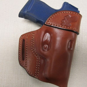SIG SAUER P365 formed BROWN leather belt holster