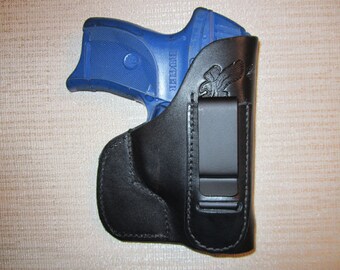 IWB and pocket leather holster,right hand,Ruger lc9,Kahr pm9-cm9 & cw9,sig 232
