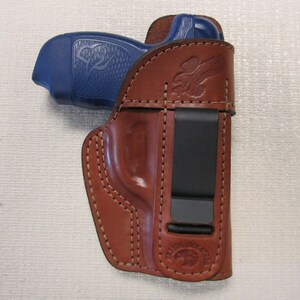 Taurus Spectrum Iwb BROWN leather formed holster with body shield right hand