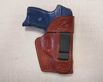 Ruger Lc9 formed BROWN leather Iwb holster with shield right hand