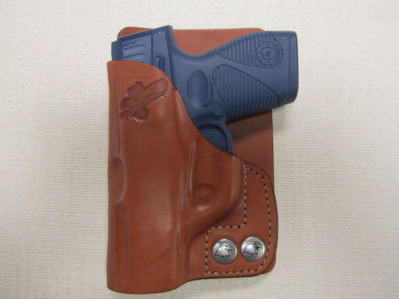 Braids Holsters Fits TAURUS PT 709 SLIM Brown Leather Right Etsy