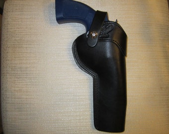 RUGER GP 100 and S&W 686 and 586 357 magnum with 6" barre, right hand belt holster