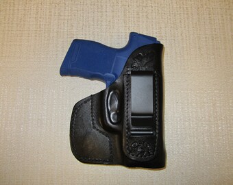 Sig Sauer P365, IWB & POCKET, formed leather holster, right hand