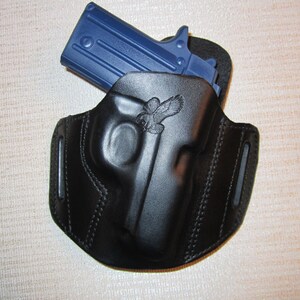 Kimber Micro 380 Owb pancake holster. Braids Holsters