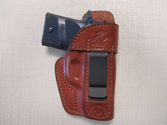 Maxx Carry Leather IWB Holster For SIG Sauer P938 – Concealed Carry