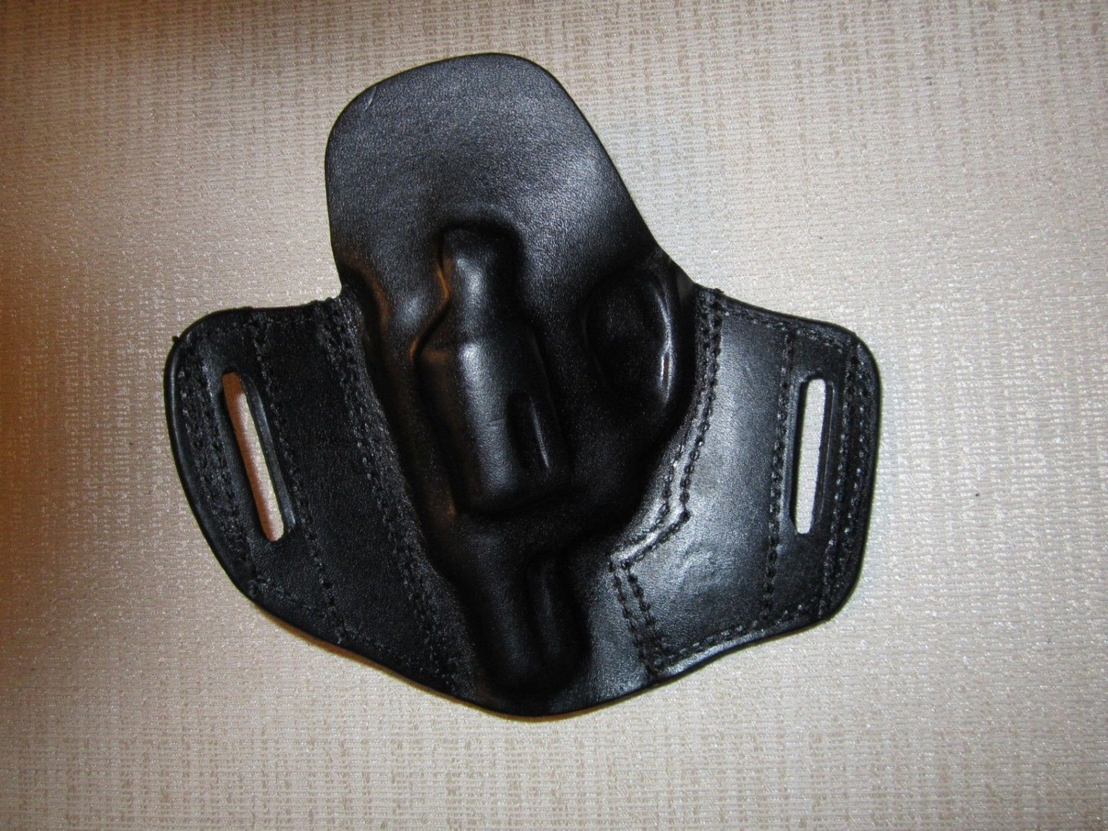 S&W J FRAME formed leather pancake revolver holster Owb belt Etsy