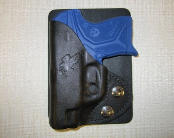 Braids Holsters, RUGER LCP 2 leather wallet & pocket holster