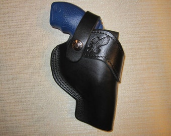 Ruger lcr 38 or 357 revolver belt holster with adjustable strap