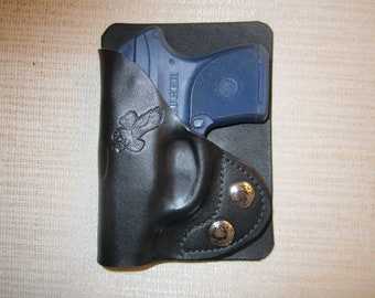 Braids Holsters Ruger lcp or Keltec p3at leather wallet & pocket holster right hand