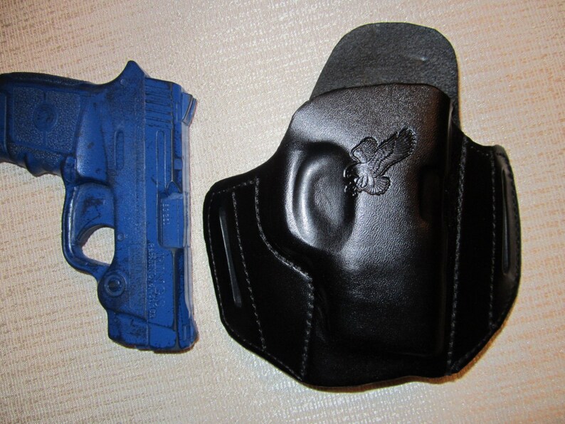 S & W BODY GUARD 380formed Leather Pancake Holster Owb Belt Etsy