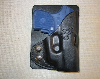 Braids Holsters, Ruger lcp with Crimson trace laser and Keltec p3at wallet & pocket holster left hand