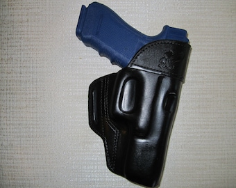GLOCK 17/22/31 formed leather,owb belt holster