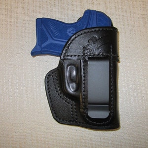 Ruger Lcp 2, IWB, Formed Leather Holster, Right Hand With Sweat Shield ...