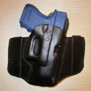 Fits Glock 26 And 27 & 33 Reversible, Iwb Or Owb, R Hand Formed Pancake Holster