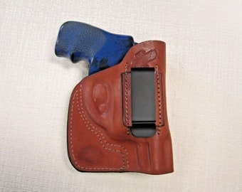 Braids Holsters Ruger Lcr Iwb & Pocket Brown Leather Holster, Right Hand