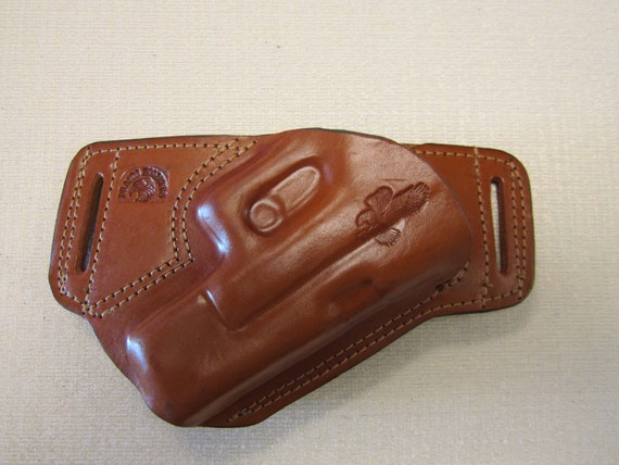 thumbnail image 2 of Braids Holsters Ultra Slim Leather SOB Belt Holster For Glock 19 23 32 36 - RH 2 of 6
