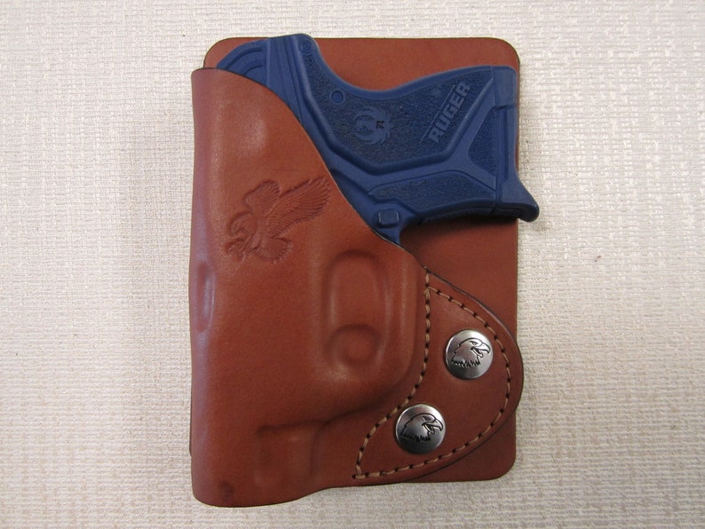 Braids Holsters RUGER LCP 2 BROWN Leather Wallet & Pocket Etsy