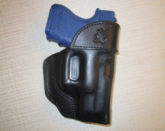 GLOCK 27 formed leather,owb belt holster