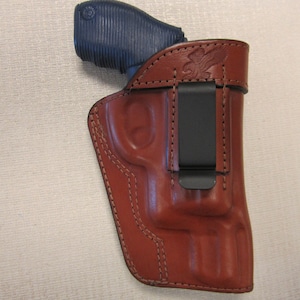 Taurus 4510 Judge public defender, formed BROWN leather,IWB holster