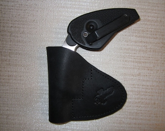 NAA mini revolver,22 short,22 long rifle & 22 magnum, leather pocket holster