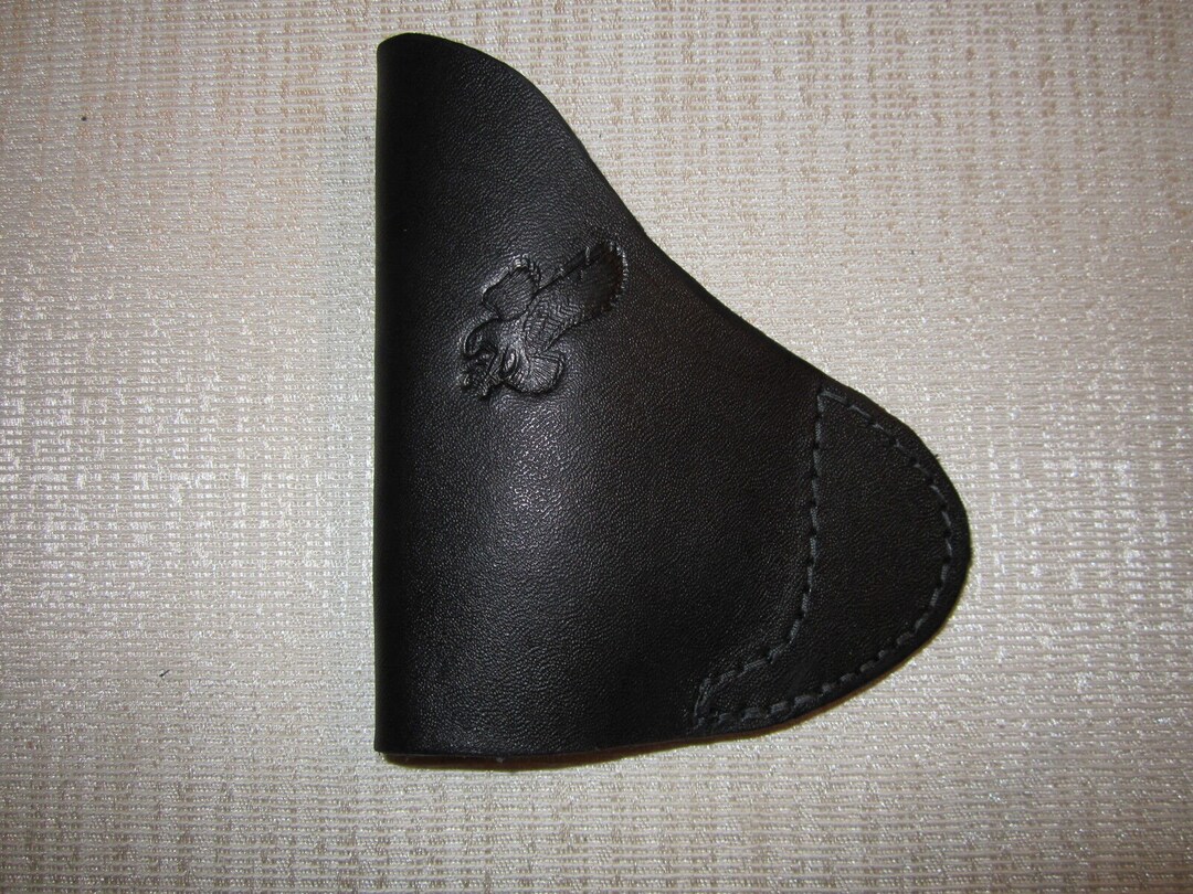 Ruger Lcp With Lasermax Laser, or Crimson Trace Laser, Leather Pocket