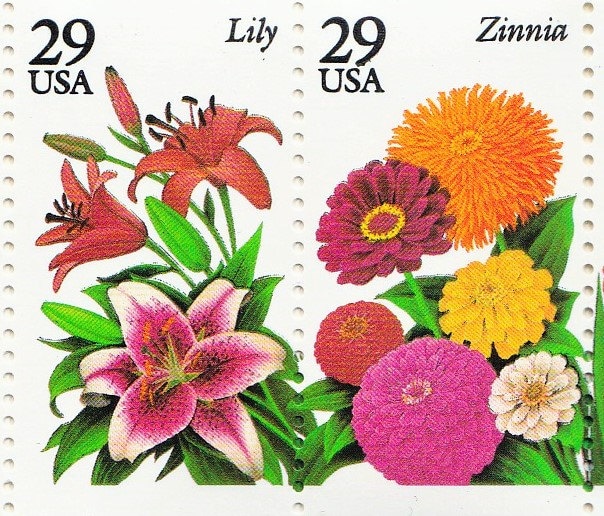 Deep Red Stamps Lilly Blossom Rubber Cling Stamp - 2.25x2.25 Inch, Natural Red Rubber, Made In USA - View #6