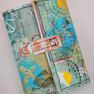 Painted Canvas Art Journal - &quot;Create&quot;