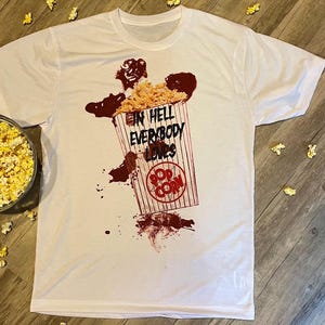 Everybody Loves Popcorn Tee - Rob Zombie - Doomhead - 31 Movie