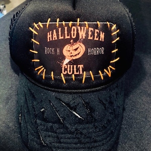 Halloween Cult Distressed Trucker - Halloween - Michael Myers