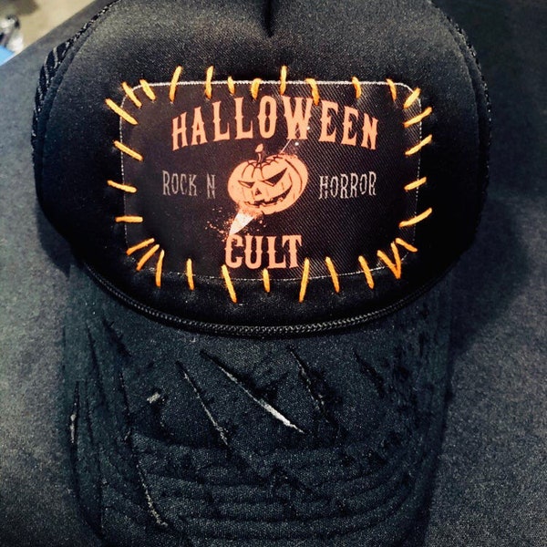 Halloween Cult Distressed Trucker - Halloween - Michael Myers