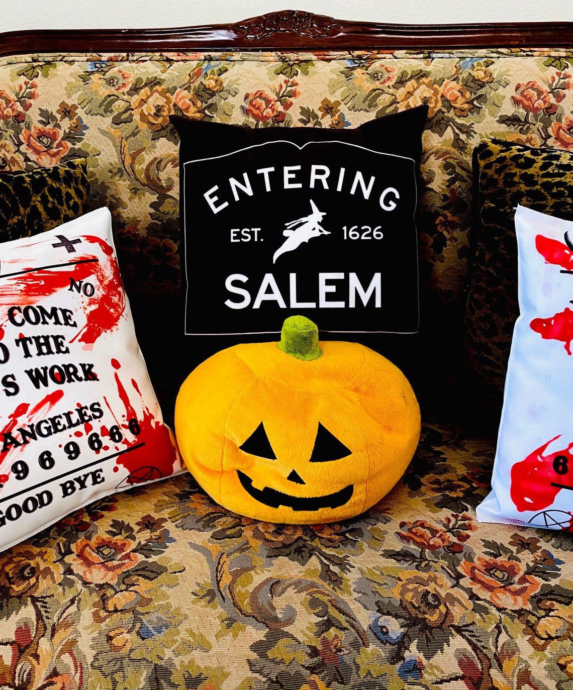 Entering Salem Pillow Etsy