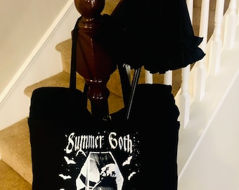 Summer Goth Jumbo Beach Tote