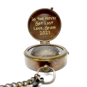 Compass, Personalized Compass, Christmas Gift, Anniversary Gift, Baptism, Christ, Christening baby,
