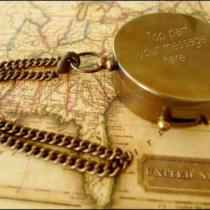 Personalized Engraved Compass, Special Gift for Christmas, Anniversary ...