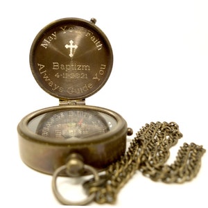 Milled Compass, Engraved Compass, Personalized Compass, Valentines Day, Christmas Gift, Anniversary Gift, Fathers Day, Groomsmen Gift