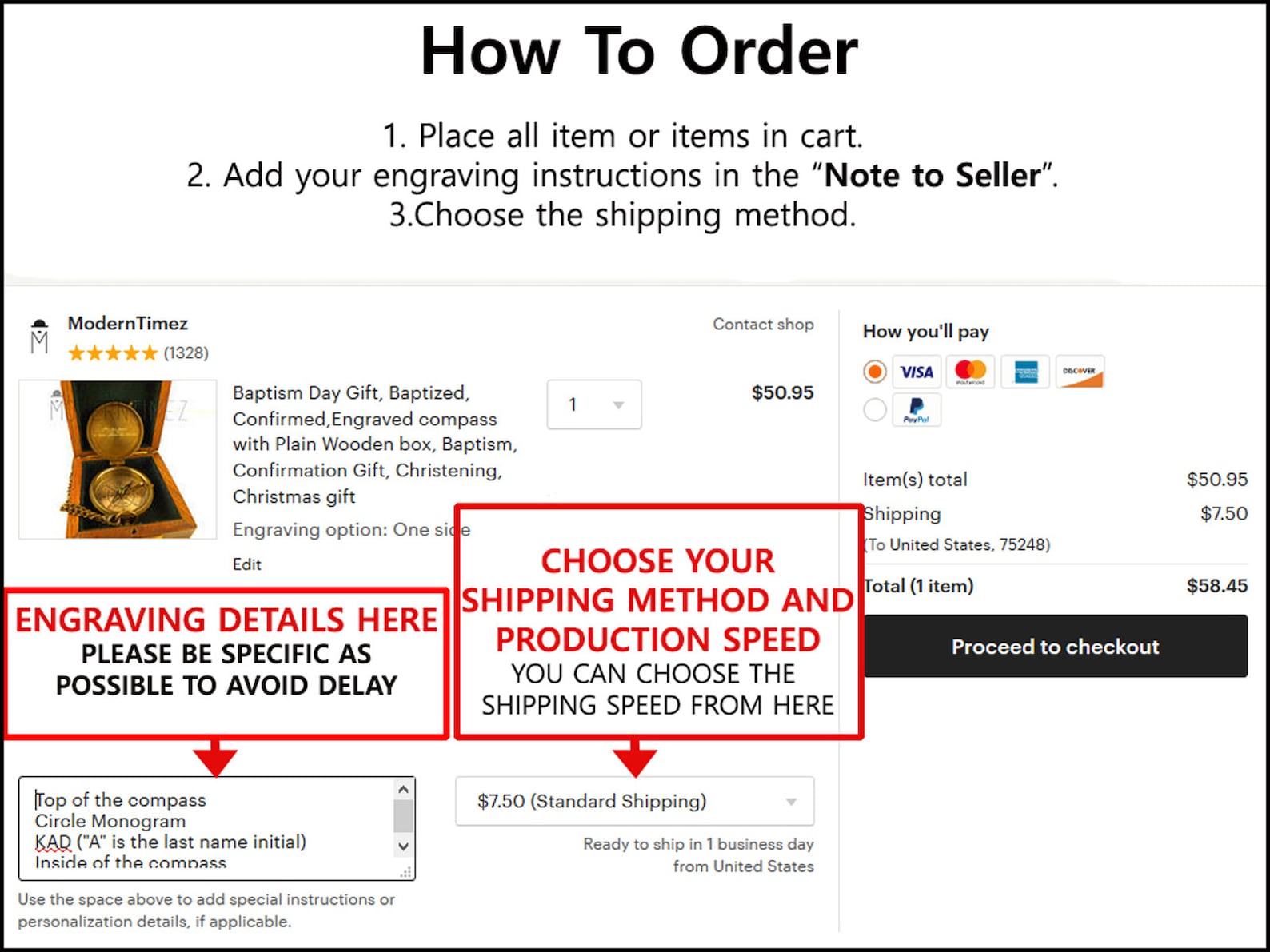 Engraved Compass, Handcraft Compass, Easter Gift, Baptism, Anniversary