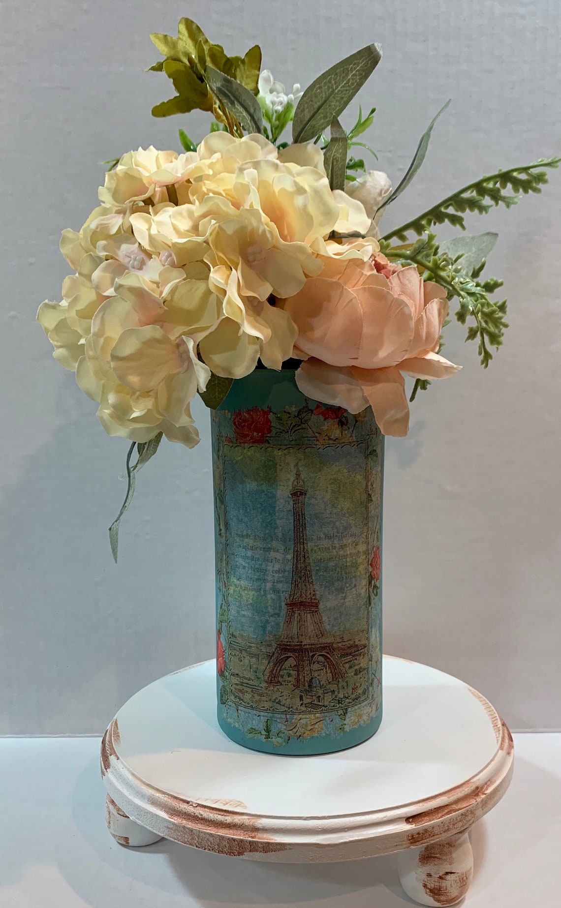 Eiffel Tower Glass Vase Etsy