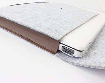 felt Macbook Case, Laptop Sleeve, Laptop Case, 13 inch Custom Size 11"-15" Cover, Macbook sleeve, laptop case 11"/12"/13"/14"/15" 008LG