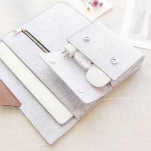 MacBook Pro Air 13 Case Sleeve, Macbook  15 case Macbook 15 sleeve Macbook Sleeve, laptop Case Laptop cover cable cord organizer 158