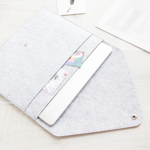 Surface-fodral, fodral för bärbar dator och surfplatta, tekniktillbehör, Surface Pro-fodral, fodral för bärbar dator, kontorsmaterial present till henne anpassad storlek