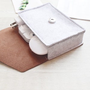 Supporto per caricabatterie per MacBook Custodia per caricabatterie per MacBook Custodia per caricabatterie per MacBook, Organizzatore di cavi per laptop Borsa per cavi Custodia per mouse e ricarica 124LG