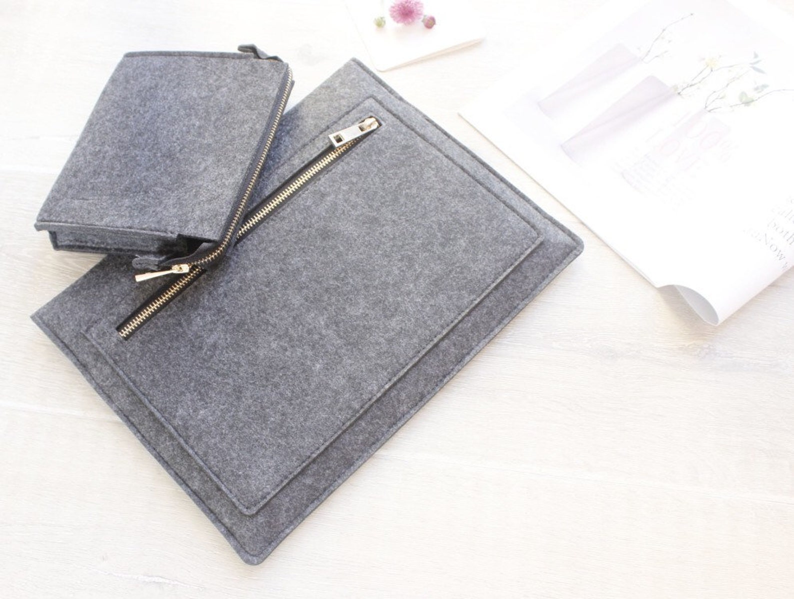 Felt Microsoft Surface Pro 7 case Surface Laptop 3 case 15 Etsy