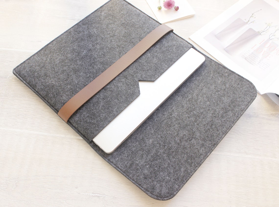 Felt 13 inch Macbook Pro sleeve 2021 Macbook Air 13 sleeve Etsy