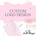 Custom Logo Design Logo Design Boutique Logo Watermark Logo Photography Logo Bowtique Logo Branding Logo Graphic Design