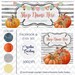 Timeline Banner Fall Thanksgiving Watercolor Etsy Set Facebook Cover Set Facebook Business Page Set - Digital Files
