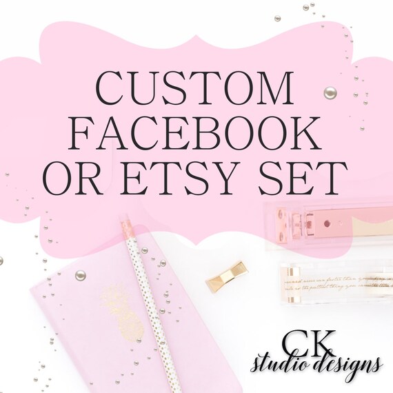 Timeline Banner Facebook Cover Set Facebook Business Page Set Etsy