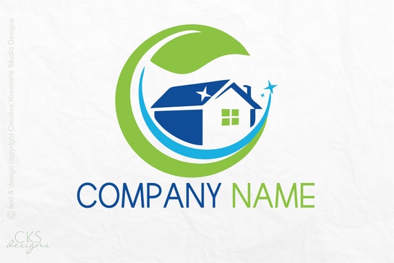 premade cleaning service logo house cleaning logo maid logo housekeeper logo girlie logo cute logo housecleaning logo
