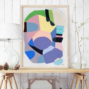 Limited Edition &quot;Constructor World Abstract&quot; Art Print | Giclée Watercolor Painting | Modern Home Decor | Unique Gift for Art Lovers